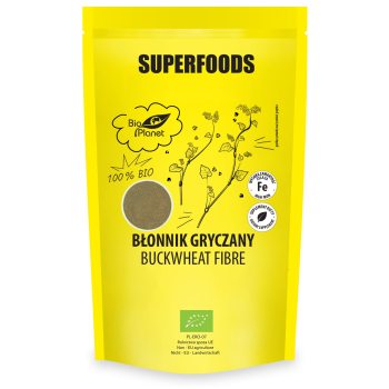BŁONNIK GRYCZANY BIO 200 g - BIO PLANET SUPERFOODS