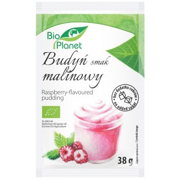 BUDYŃ O SMAKU MALINOWYM Z MALINAMI BIO 38 g - BIO PLANET