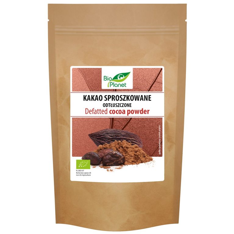 KAKAO SPROSZKOWANE ODTŁUSZCZONE BIO 200 g - BIO PLANET