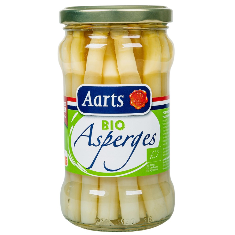 SZPARAGI BIAŁE W ZALEWIE BIO 280 g (160 g) (SŁOIK) - AARTS