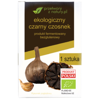 CZARNY CZOSNEK BEZGLUTENOWY BIO (1 szt.) - PRZETWORY Z NATURY