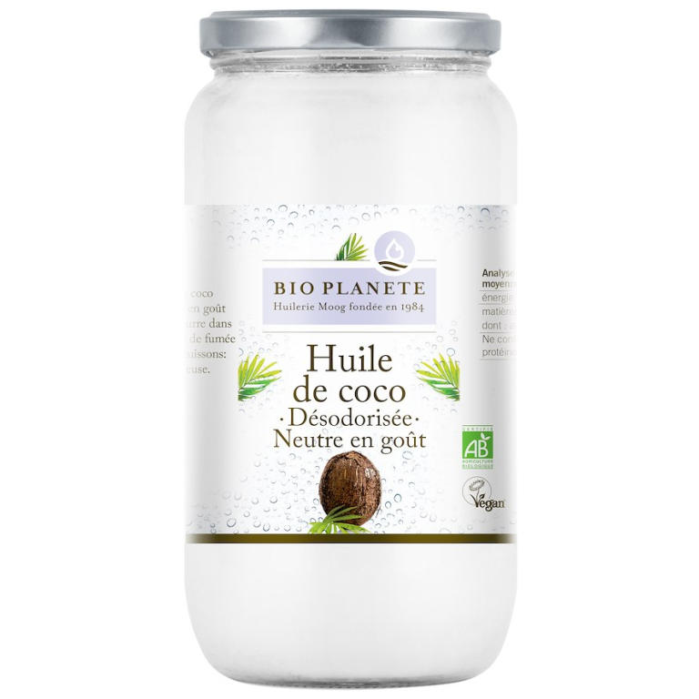 OLEJ KOKOSOWY BEZWONNY BIO 950 ml - BIO PLANETE