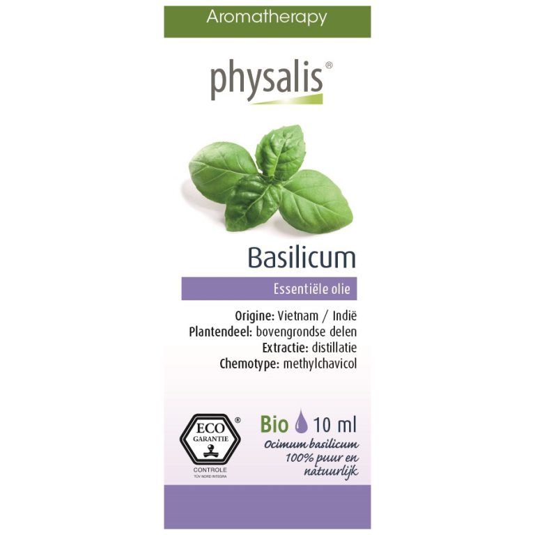 OLEJEK ETERYCZNY BAZYLIA POSPOLITA ECO 10 ml - PHYSALIS