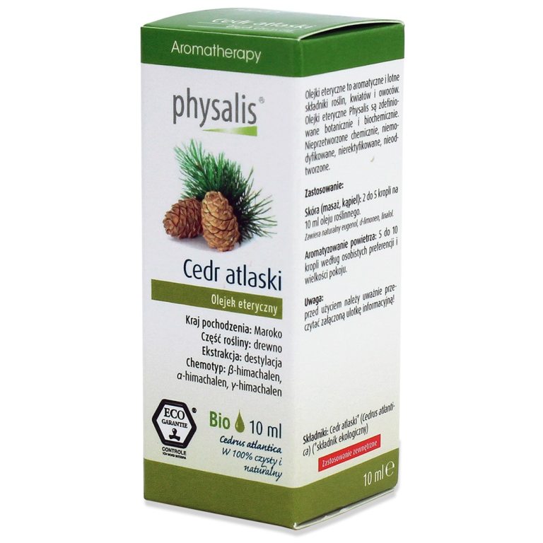 OLEJEK ETERYCZNY CEDR ATLASKI ECO 10 ml - PHYSALIS