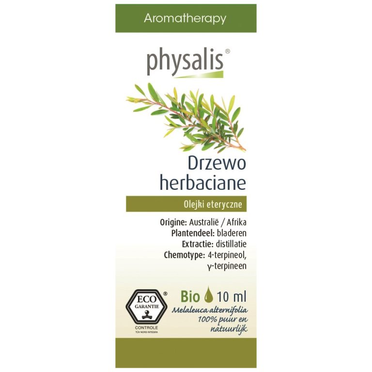 OLEJEK ETERYCZNY DRZEWO HERBACIANE ECO 10 ml - PHYSALIS