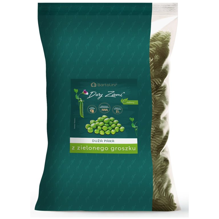 MAKARON PROTEINOWY (Z GROSZKU ZIELONEGO) ŚWIDERKI 1 kg - BARTOLINI