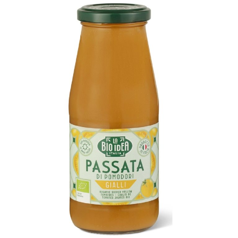SOS POMIDOROWY PASSATA Z ŻÓŁTYCH POMIDORÓW BIO 400 g - LA BIO IDEA