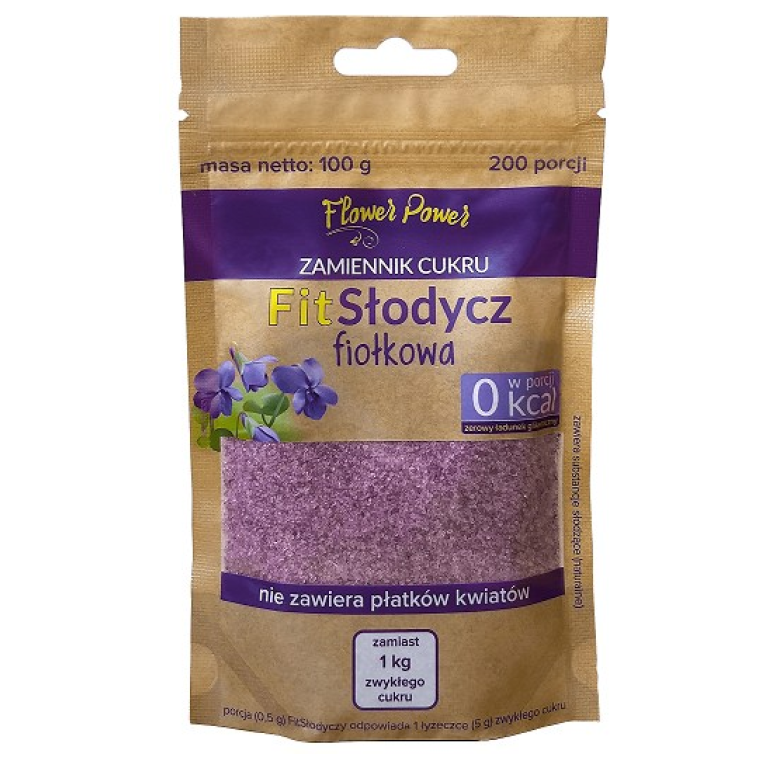 FIT SŁODYCZ FIOŁKOWA 100 g - FLOWER POWER