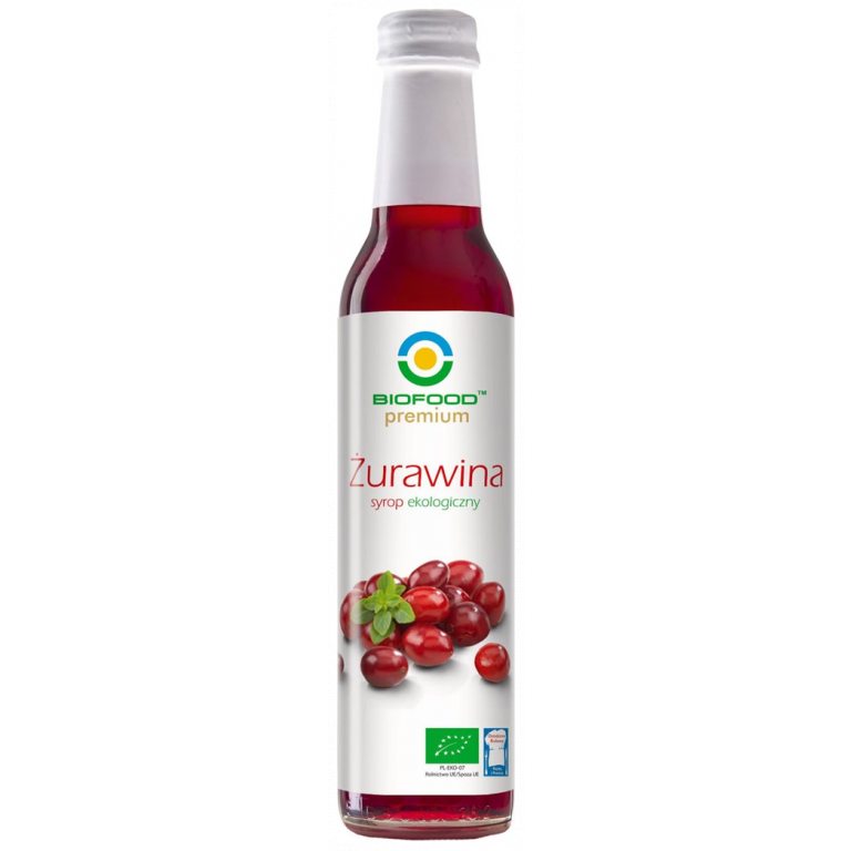 SYROP ŻURAWINOWY BIO 250 ml - BIO FOOD