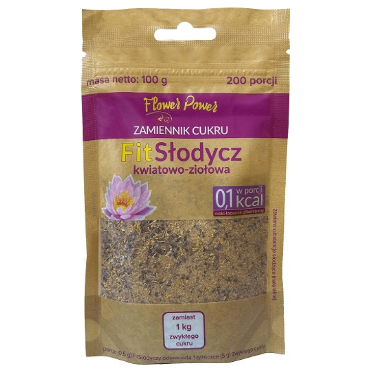 FIT SŁODYCZ KWIATOWO - ZIOŁOWA 100 g - FLOWER POWER