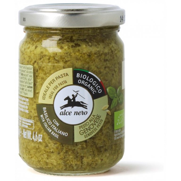 PESTO GENOVESE (SOS BAZYLIOWY) BIO 130 g - ALCE NERO