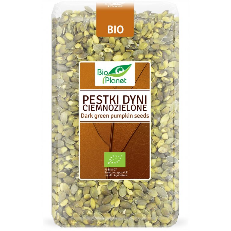 PESTKI DYNI CIEMNOZIELONE BIO 1 kg - BIO PLANET