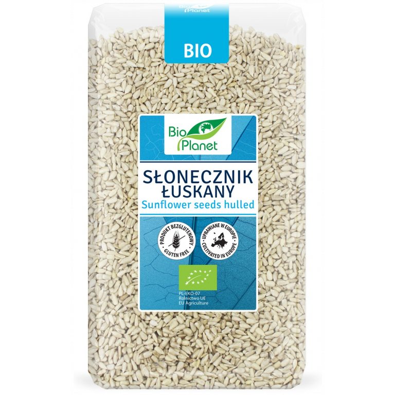 SŁONECZNIK ŁUSKANY BEZGLUTENOWY BIO 1 kg - BIO PLANET