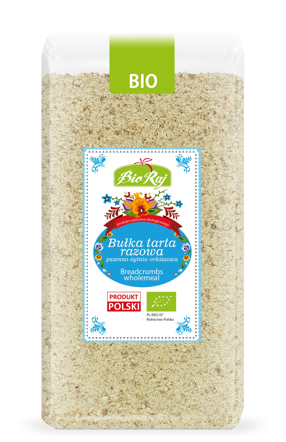 BUŁKA TARTA RAZOWA BIO (POLSKA) 500 g - BIO RAJ