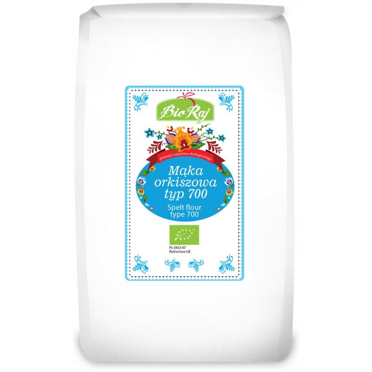 MĄKA ORKISZOWA CHLEBOWA TYP 700 BIO 1 kg - BIO RAJ