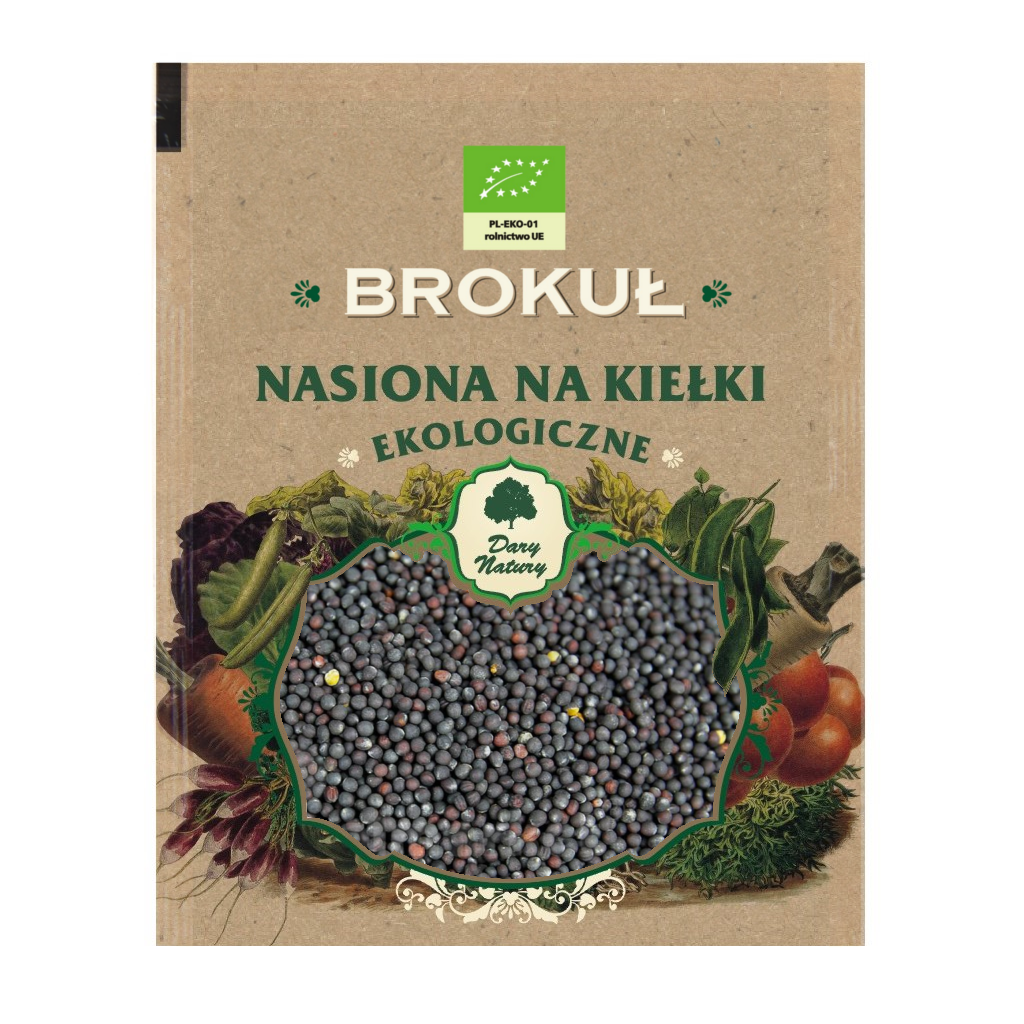 NASIONA BROKUŁU BIO NA KIEŁKI 30 g - DARY NATURY