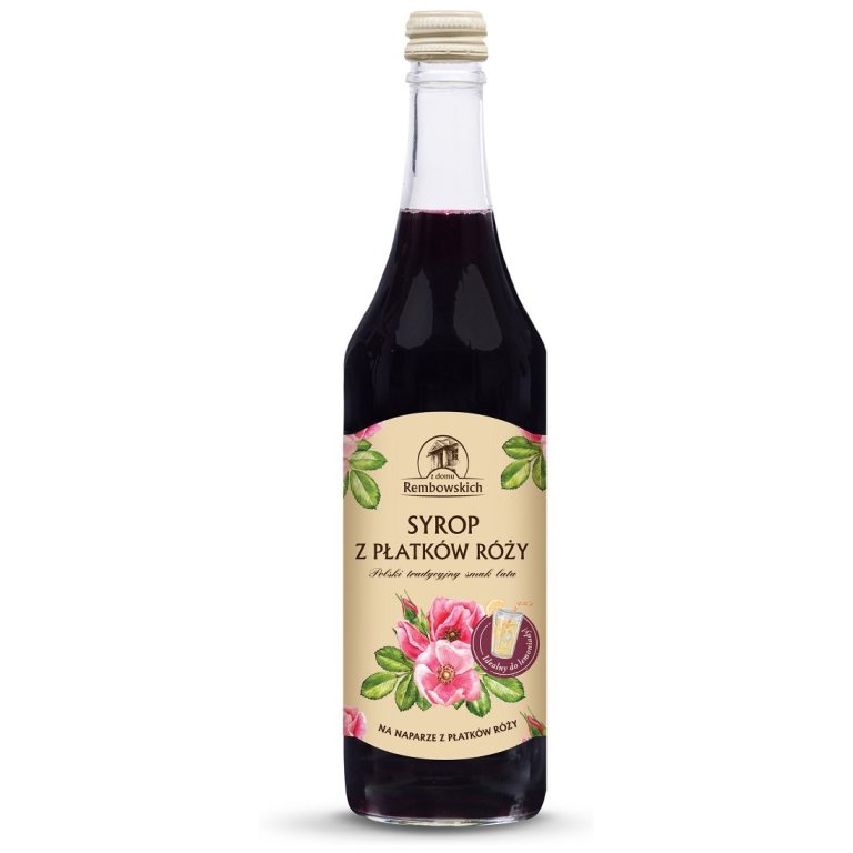 SYROP Z PŁATKÓW RÓŻY 500 ml - REMBOWSCY