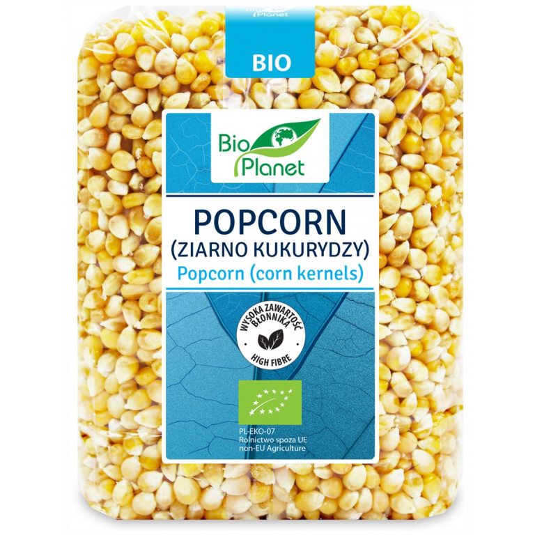 POPCORN (ZIARNO KUKURYDZY) BIO 1 kg - BIO PLANET