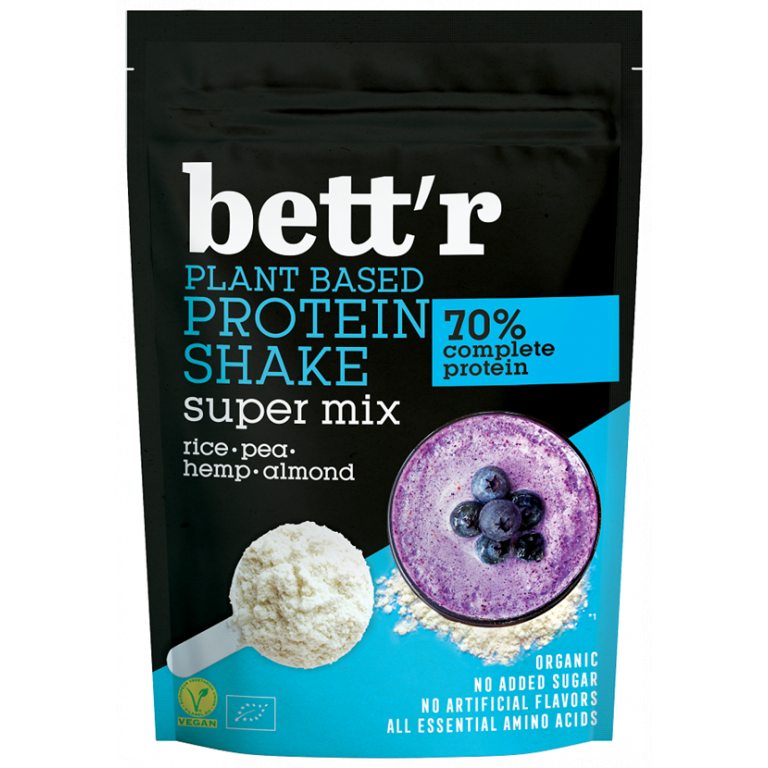 SHAKE PROTEINOWY BEZ DODATKU CUKRU BIO 500 g - BETT'R