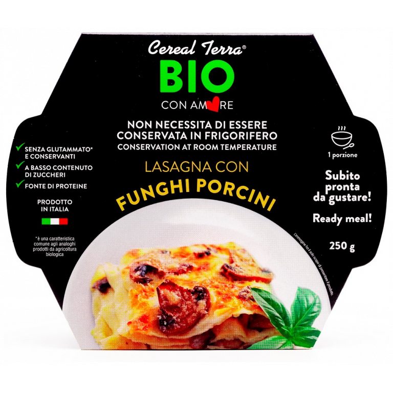 LASAGNE Z GRZYBAMI BIO 250 g - CEREAL TERRA