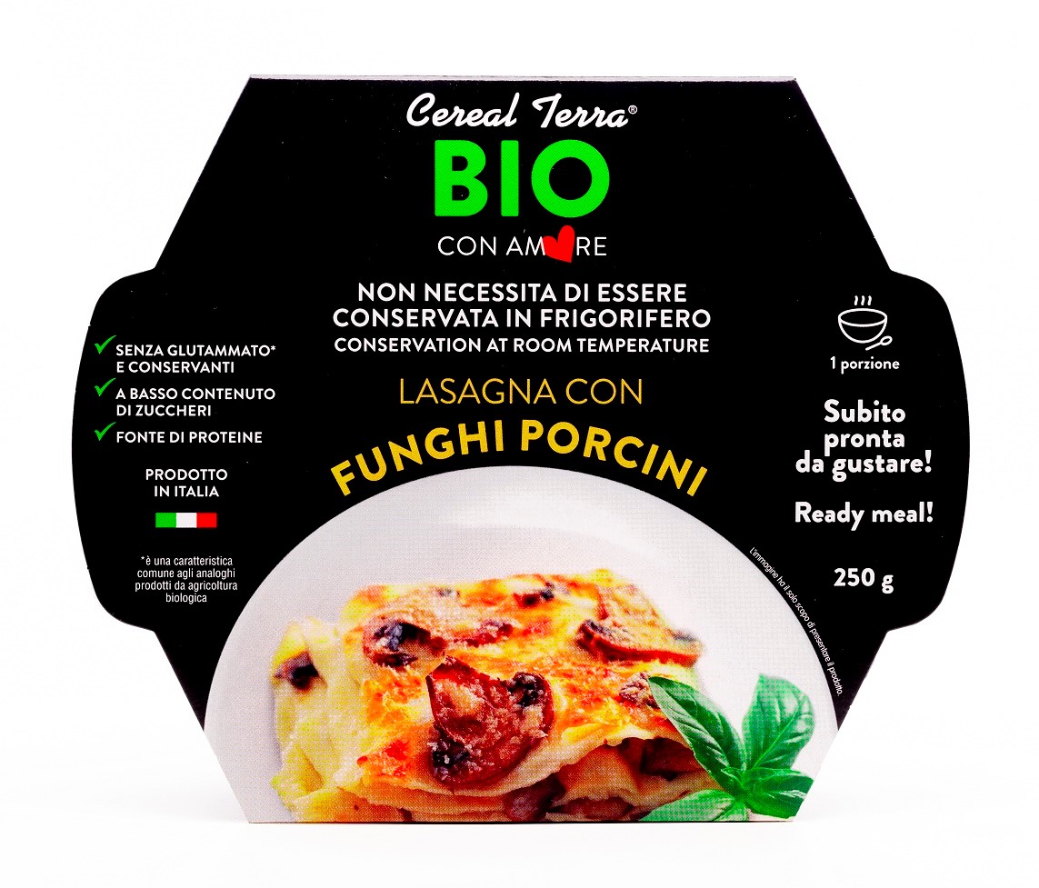 LASAGNE Z GRZYBAMI BIO 250 g - CEREAL TERRA