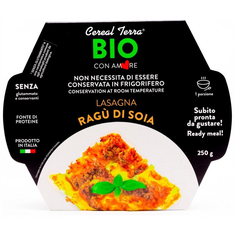 LASAGNE Z SOSEM SOJOWYM RAGU BIO 250 g - CEREAL TERRA