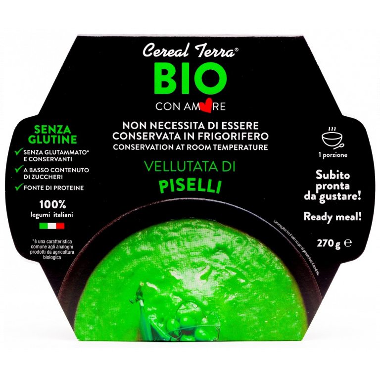 ZUPA KREM Z GROCHU ZIELONEGO BIO 270 g - CEREAL TERRA