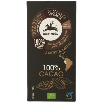 TABLICZKA GORZKA 100 % KAKAO BIO 50 g - ALCE NERO