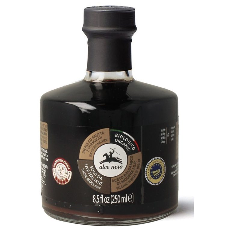 OCET BALSAMICZNY Z MODENY PREMIUM FILTROWANY BIO 250 ml - ALCE NERO