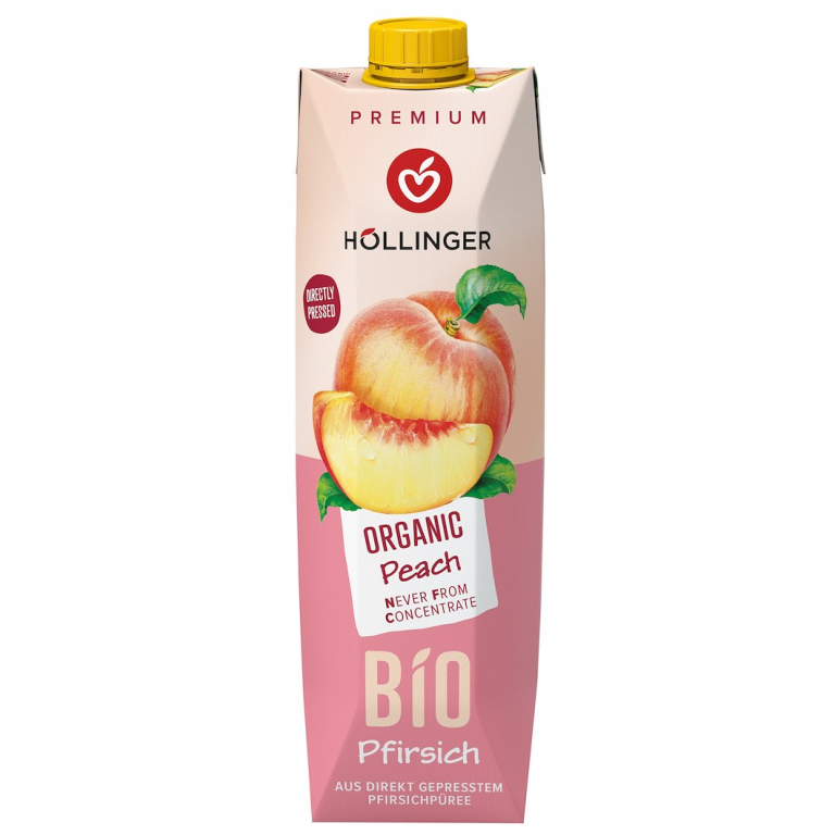 NEKTAR BRZOSKWINIOWY BIO 1 L - HOLLINGER