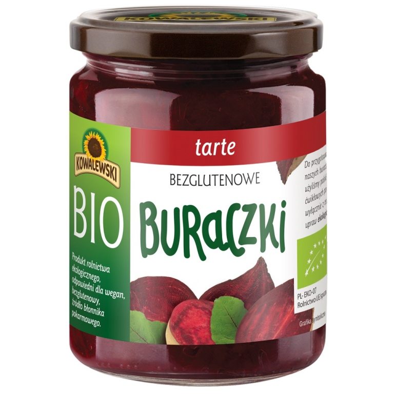 BURACZKI TARTE BEZGLUTENOWE BIO 480 g - KOWALEWSKI