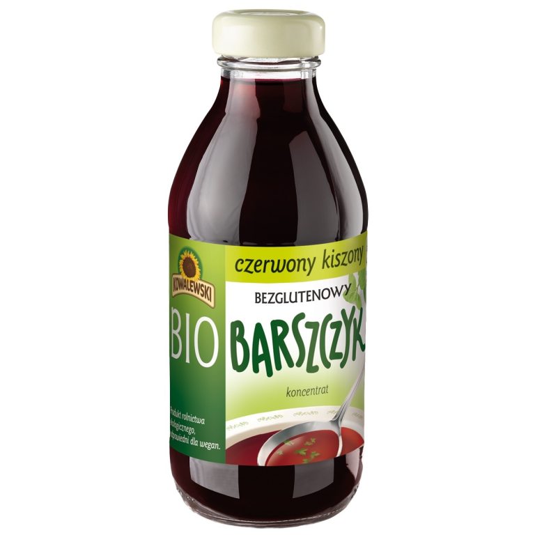 BARSZCZ CZERWONY KISZONY BEZGLUTENOWY KONCENTRAT BIO 320 ml - KOWALEWSKI