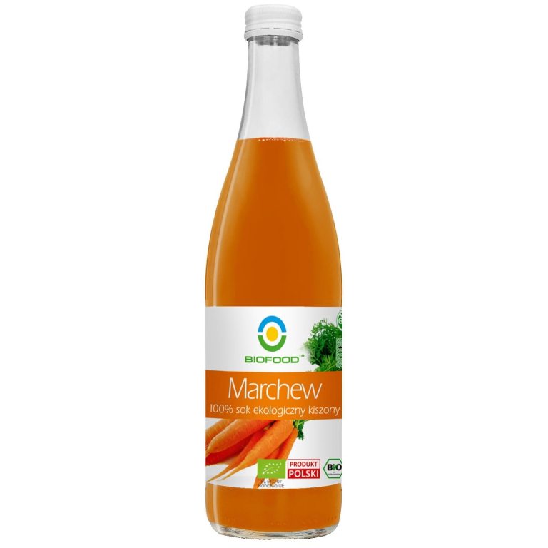 SOK Z MARCHWI KISZONEJ NFC BEZGLUTENOWY BIO 500 ml - BIOFOOD