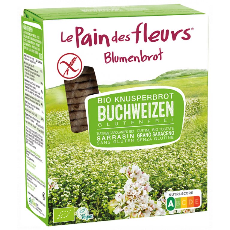 PIECZYWO CHRUPKIE PROTEINOWE GRYCZANE BEZGLUTENOWE BIO 150 g - LE PAIN DES FLEURS