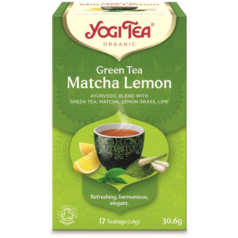 HERBATA ZIELONA Z CYTRYNĄ I MATCHĄ (GREEN TEA MATCHA LEMON) BIO (17 x 1