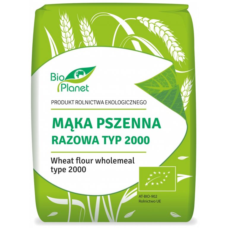 MĄKA PSZENNA RAZOWA TYP 2000 BIO 1 kg - BIO PLANET