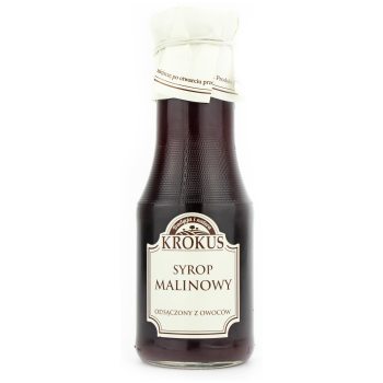 SYROP MALINOWY BEZGLUTENOWY 355 g (280 ml) - KROKUS