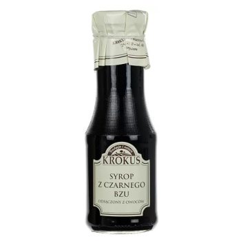 SYROP Z CZARNEGO BZU BEZGLUTENOWY 355 g (280 ml) - KROKUS