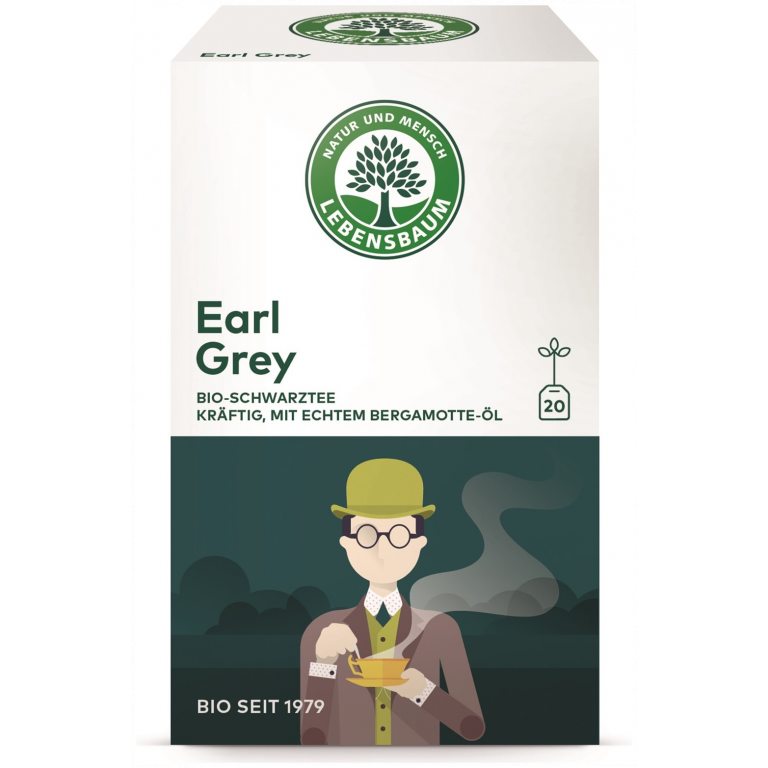 HERBATA CZARNA EARL GREY EKSPRESOWA BIO (20 x 2 g) 40 g - LEBENSBAUM