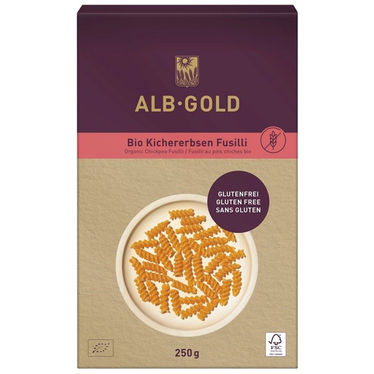 MAKARON PROTEINOWY (Z CIECIERZYCY) ŚWIDERKI BEZGLUTENOWY BIO 250 g - ALB-GOLD