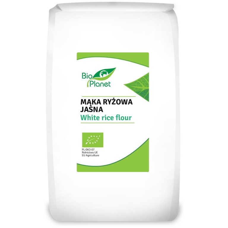 MĄKA RYŻOWA JASNA BIO 1 kg - BIO PLANET