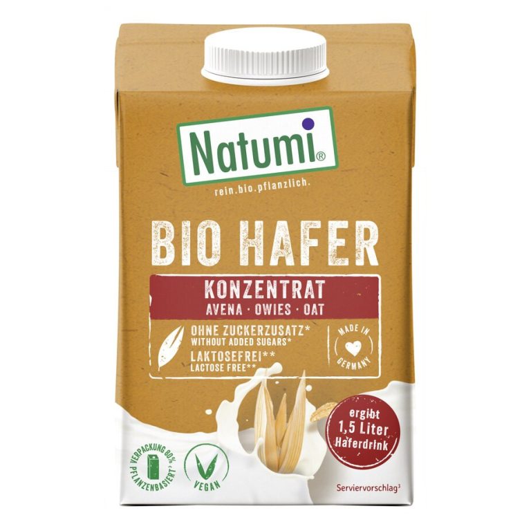 KONCENTRAT NAPOJU OWSIANEGO BEZ DODATKU CUKRÓW BIO 500 ml - NATUMI