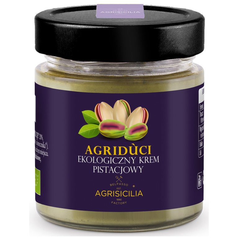 KREM PISTACJOWY 20 % BIO 200 g - AGRISICILIA