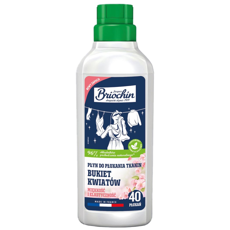 PŁYN DO ZMIĘKCZANIA TKANIN KWIATOWY 750 ml (40 PRAŃ) - BRIOCHIN