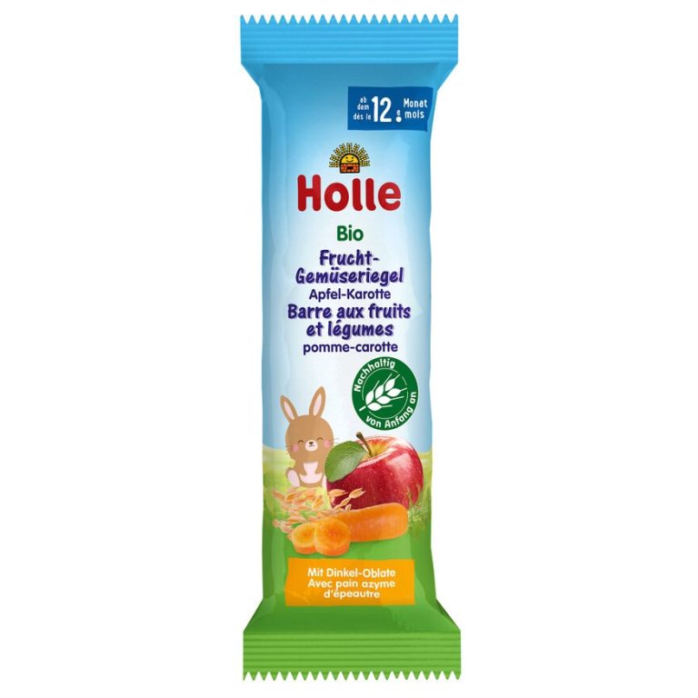 BATONIK JABŁKO - MARCHEWKA OD 1 ROKU BIO 25 g - HOLLE