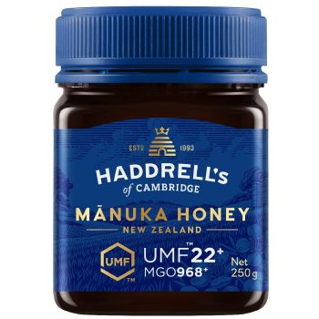 MIÓD MANUKA MGO 968+ UMF 22+ 250 g - HADDRELL'S OF CAMBRIDGE