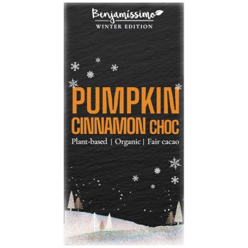 TABLICZKA KAKAOWA DYNIA - CYNAMON BEZGLUTENOWA BIO 60 g - BENJAMISSIMO (PRODUKT SEZONOWY)