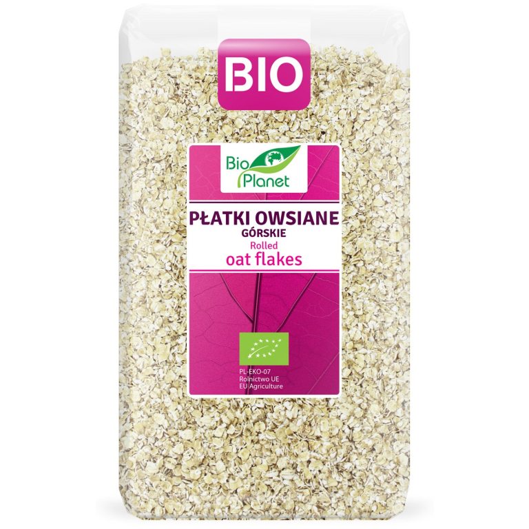 PŁATKI OWSIANE GÓRSKIE BIO 600 g - BIO PLANET