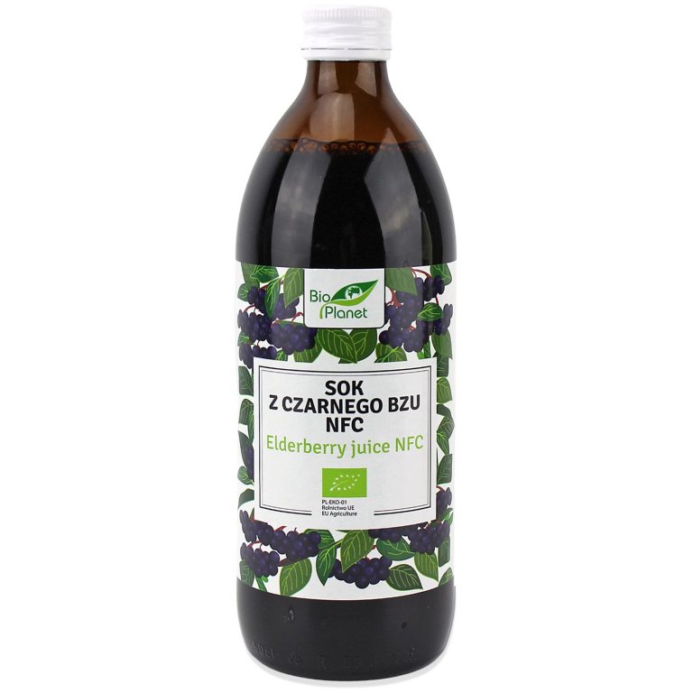 SOK Z CZARNEGO BZU NFC BIO 500 ml - BIO PLANET