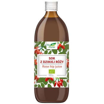 SOK Z DZIKIEJ RÓŻY BIO 500 ml - BIO PLANET